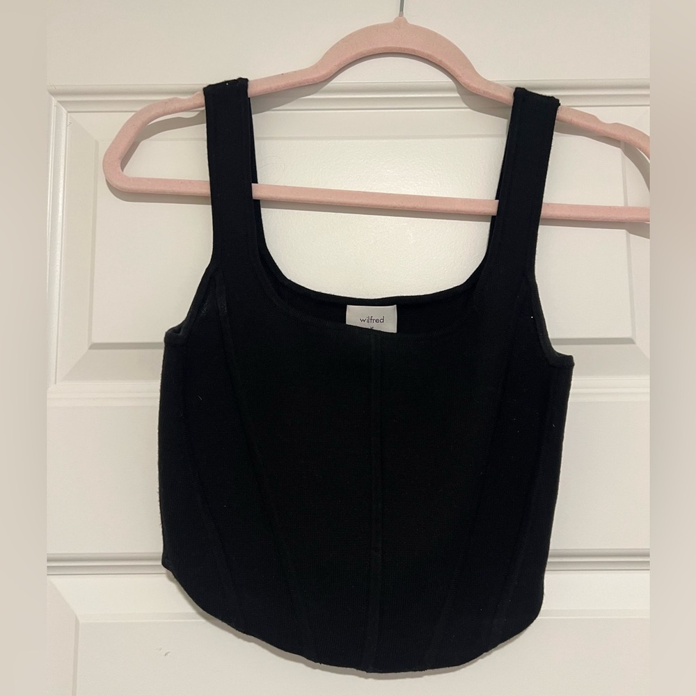 Aritzia Sculpt Knit Bustier Tank